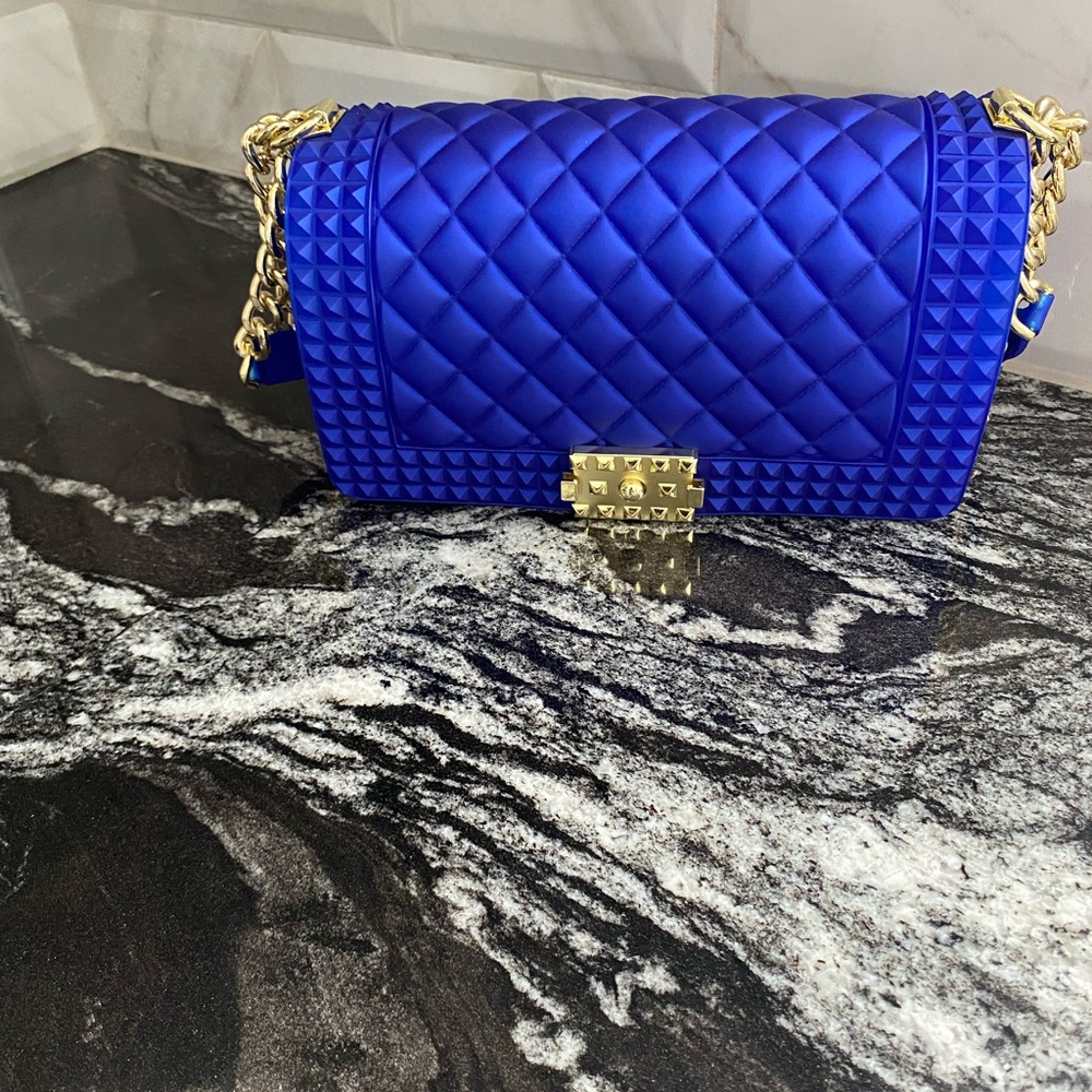 Glossy medium jelly purse women’s crossbody shoulder bag. Brand new